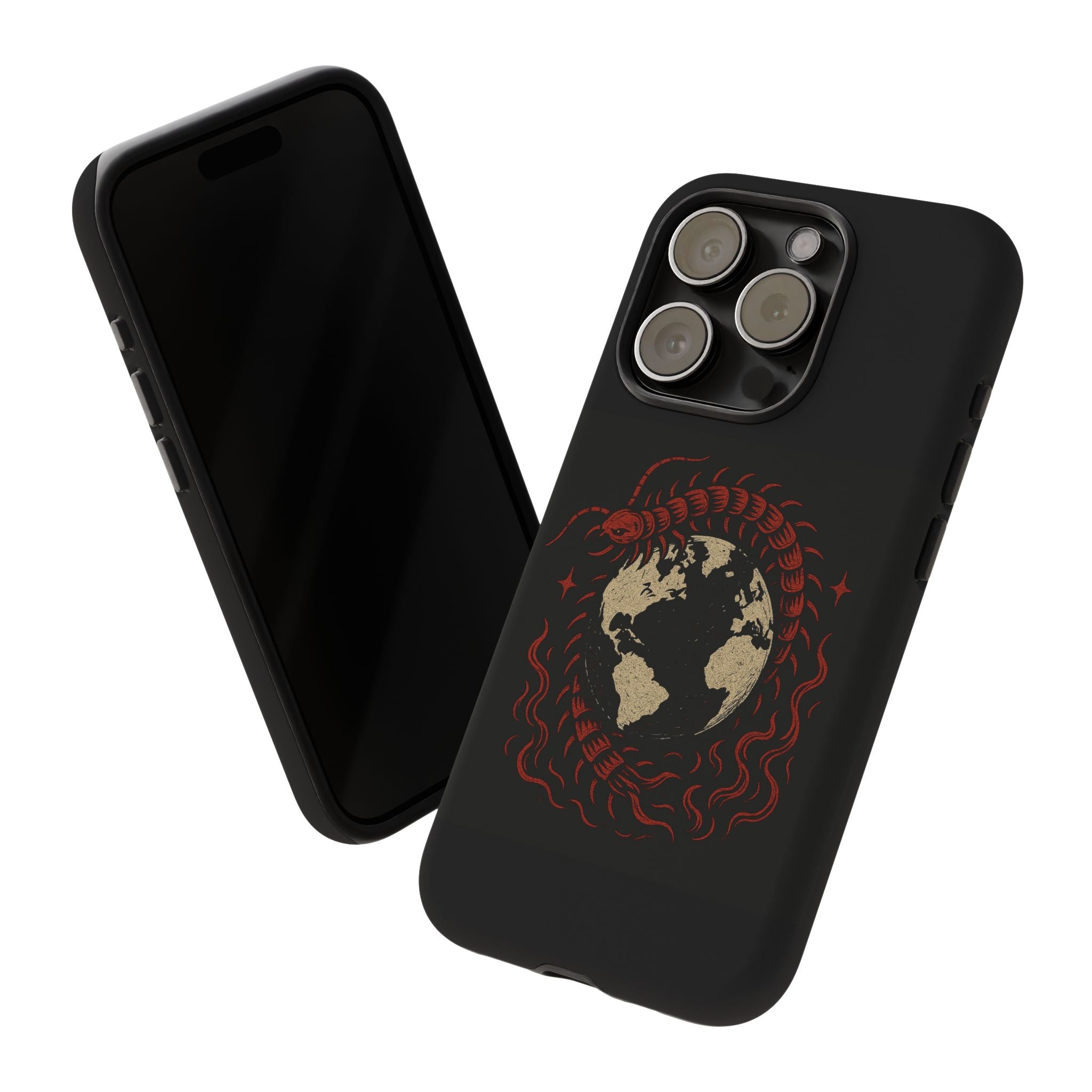 Tough Cases: Artistic Phone Case with Scorpion Design, Unique Gift for Nature Lovers, Eco-Friendly Case, Halloween Decor, Travel Accessory