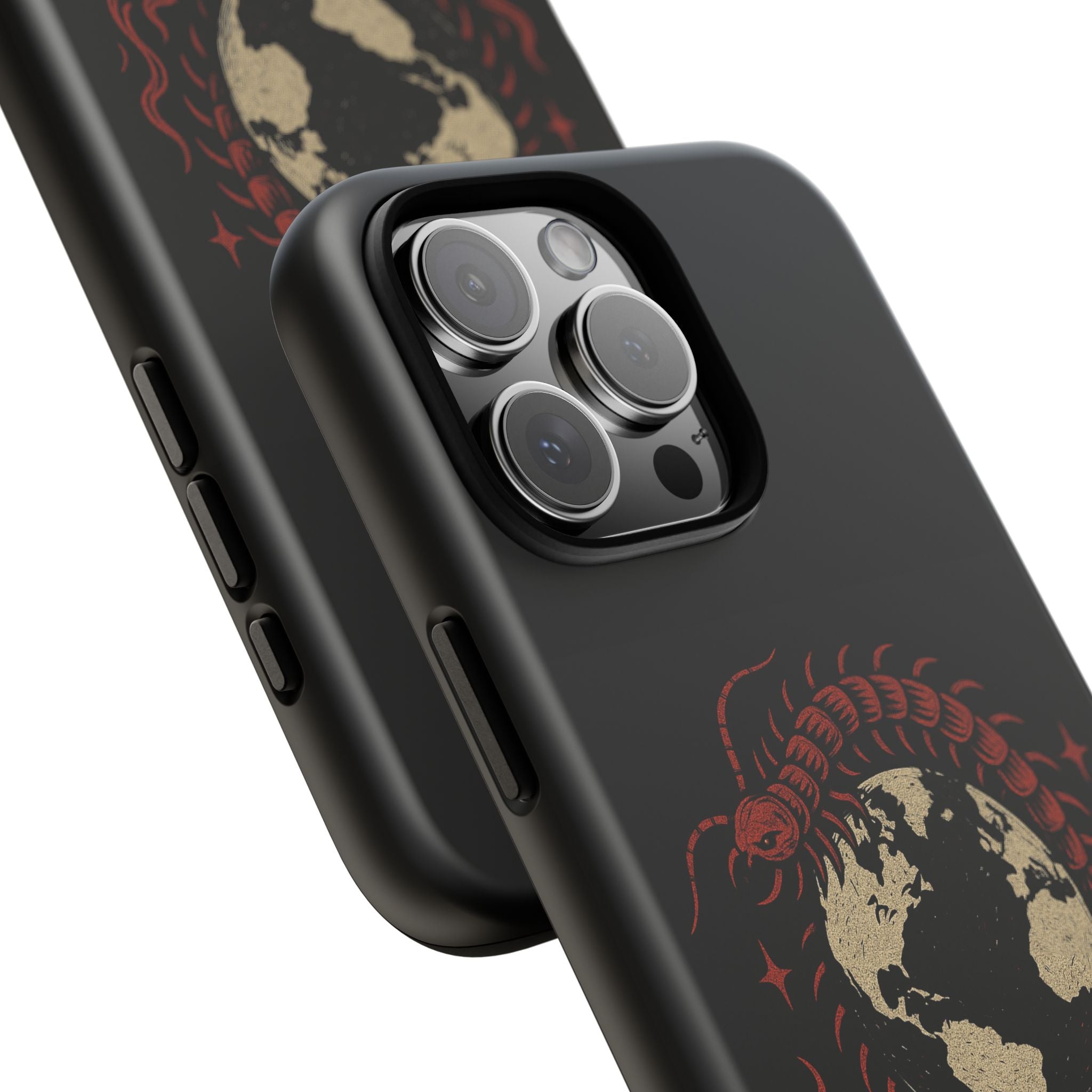 Tough Cases: Artistic Phone Case with Scorpion Design, Unique Gift for Nature Lovers, Eco-Friendly Case, Halloween Decor, Travel Accessory