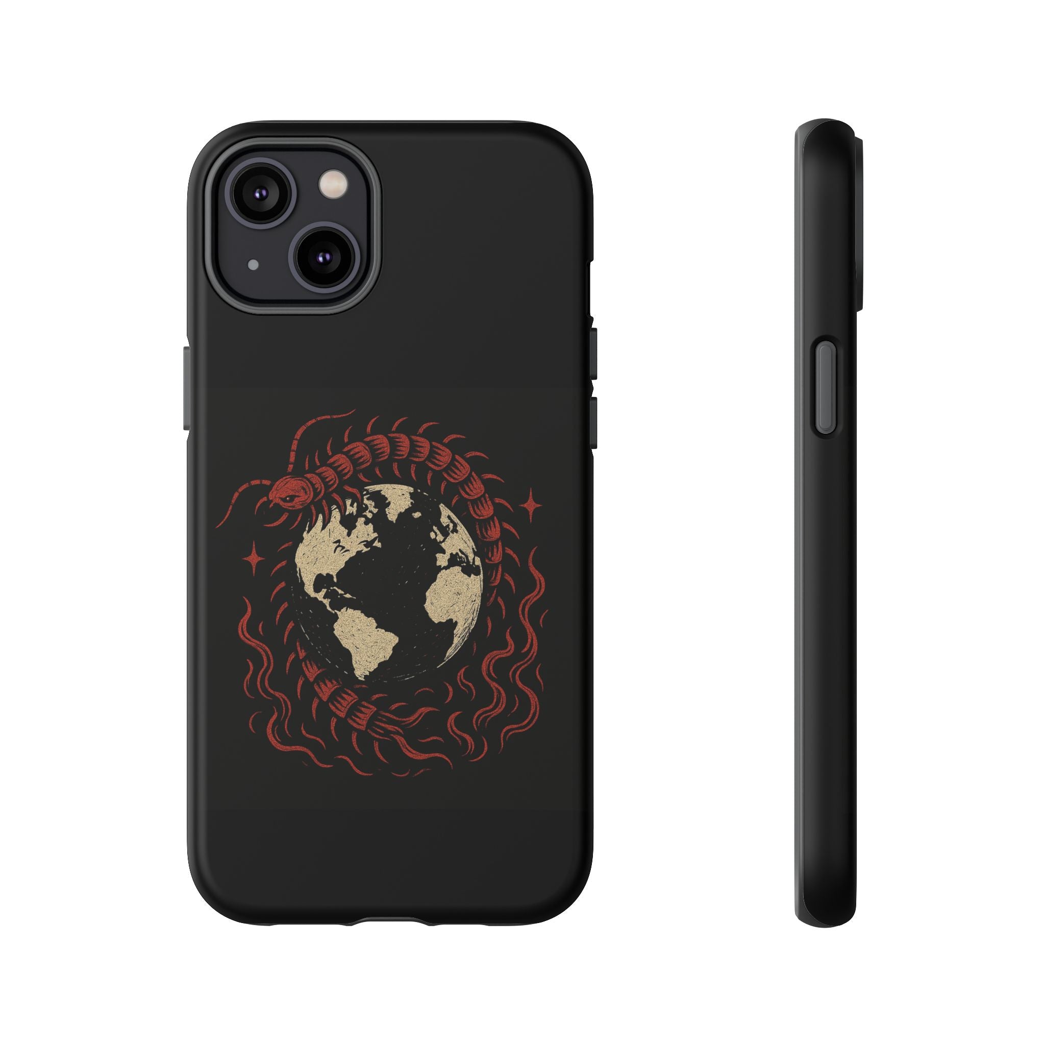 Tough Cases: Artistic Phone Case with Scorpion Design, Unique Gift for Nature Lovers, Eco-Friendly Case, Halloween Decor, Travel Accessory