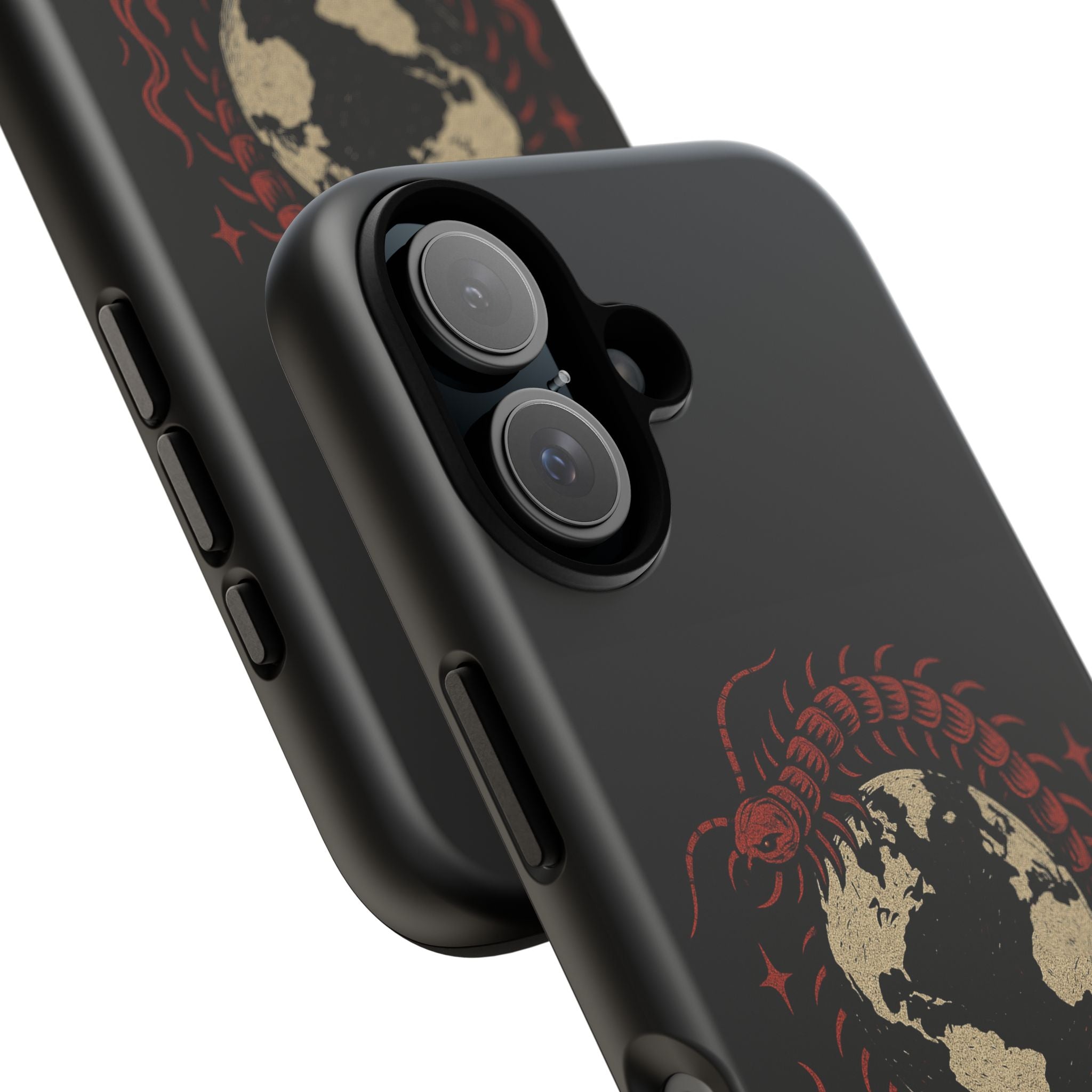 Tough Cases: Artistic Phone Case with Scorpion Design, Unique Gift for Nature Lovers, Eco-Friendly Case, Halloween Decor, Travel Accessory