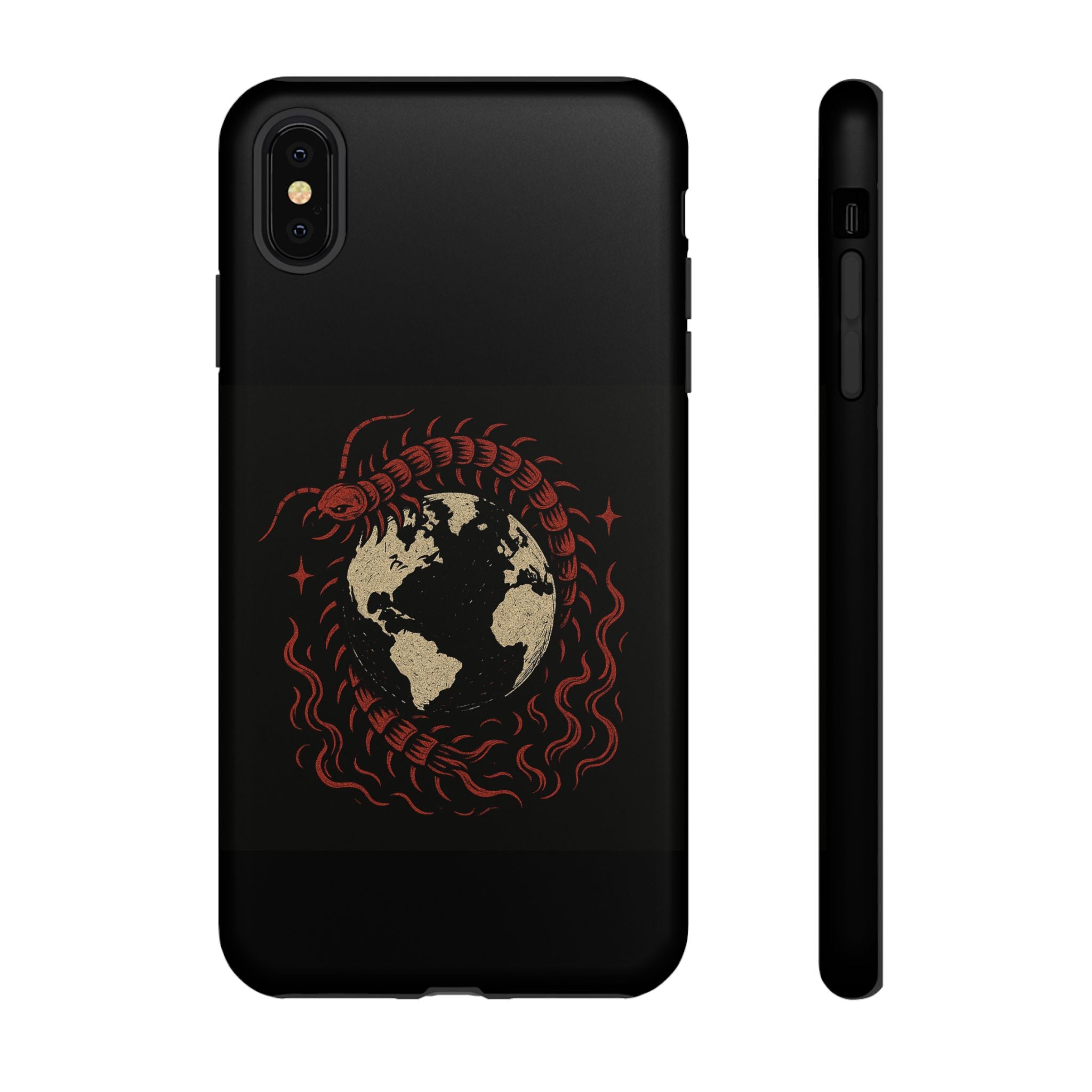 Tough Cases: Artistic Phone Case with Scorpion Design, Unique Gift for Nature Lovers, Eco-Friendly Case, Halloween Decor, Travel Accessory