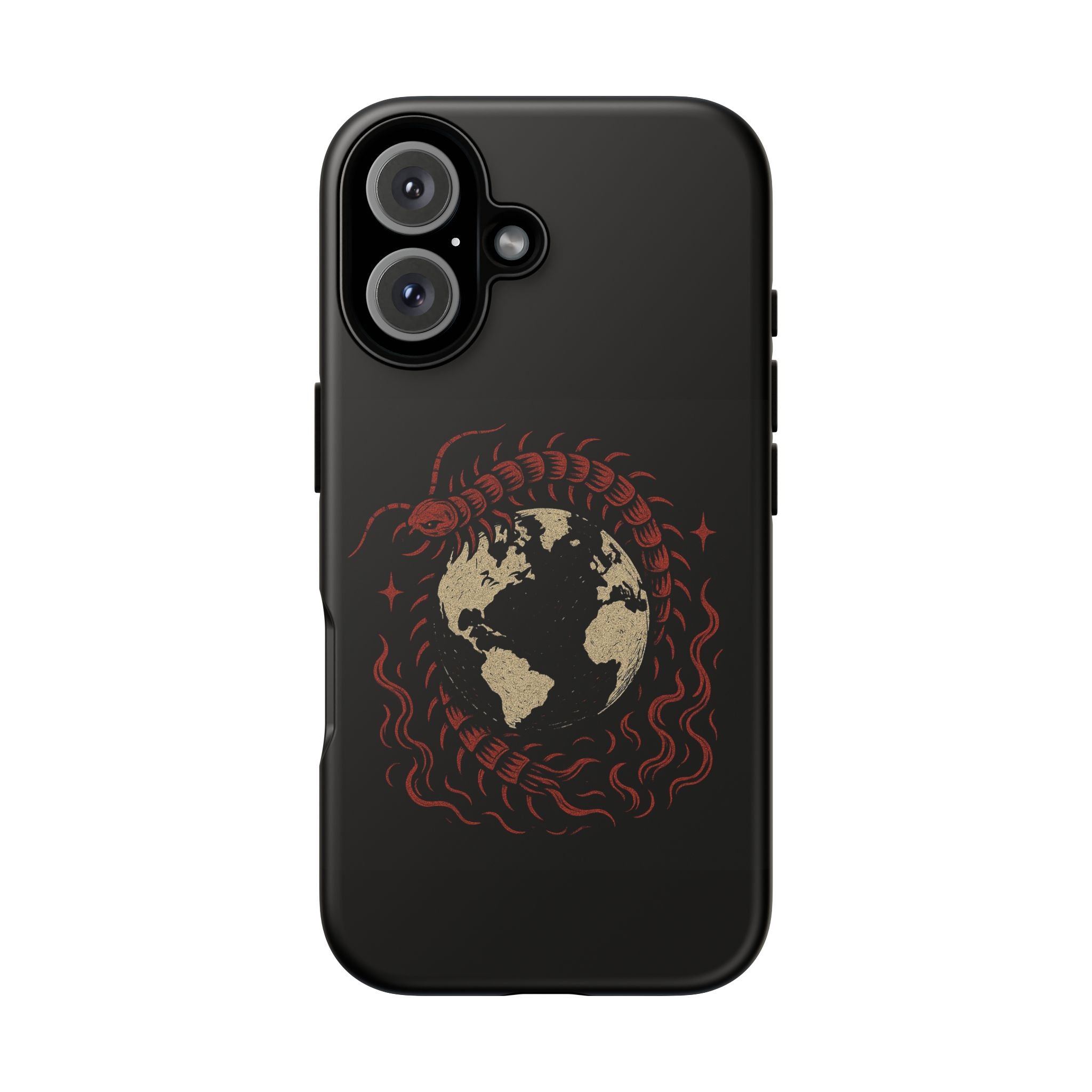 Tough Cases: Artistic Phone Case with Scorpion Design, Unique Gift for Nature Lovers, Eco-Friendly Case, Halloween Decor, Travel Accessory