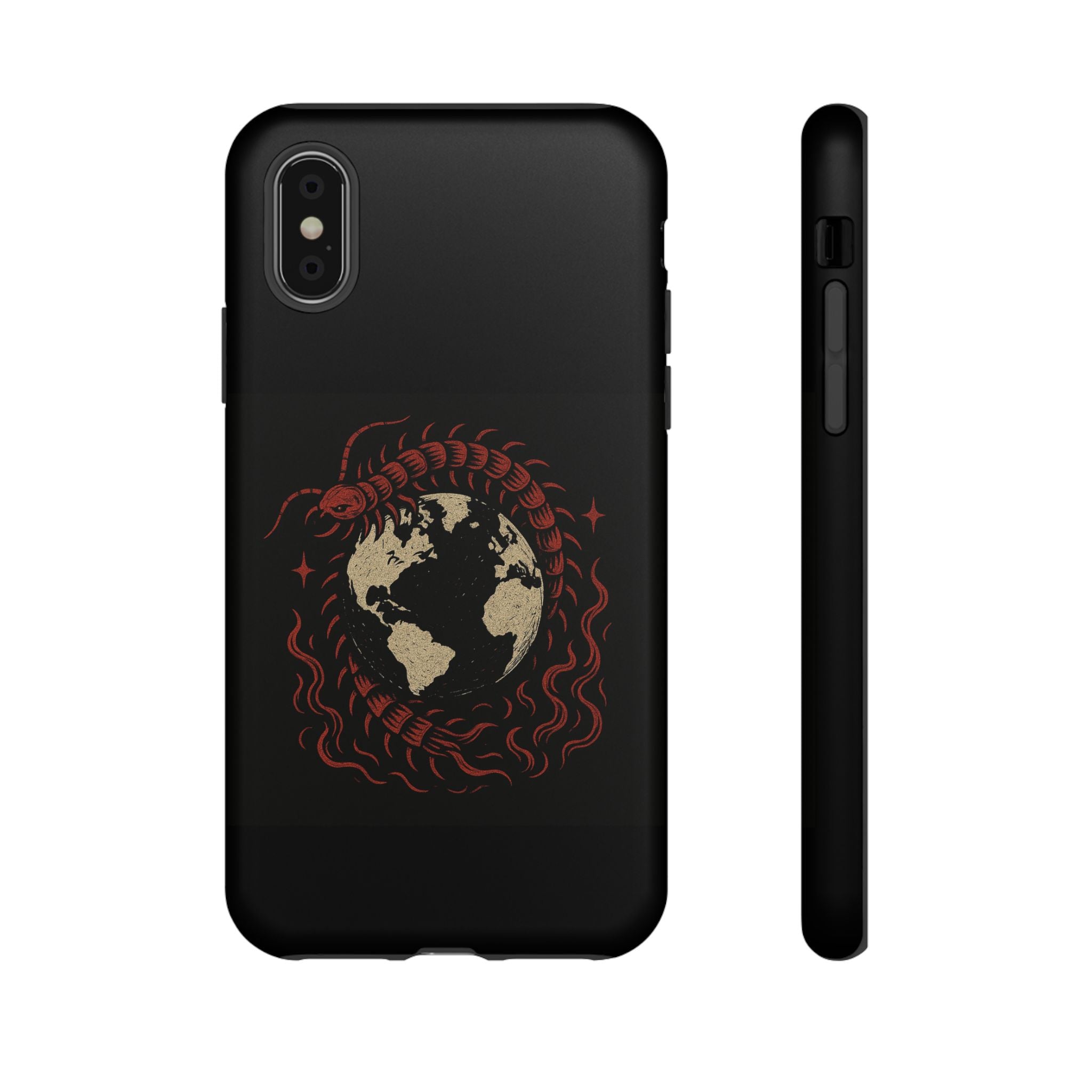 Tough Cases: Artistic Phone Case with Scorpion Design, Unique Gift for Nature Lovers, Eco-Friendly Case, Halloween Decor, Travel Accessory