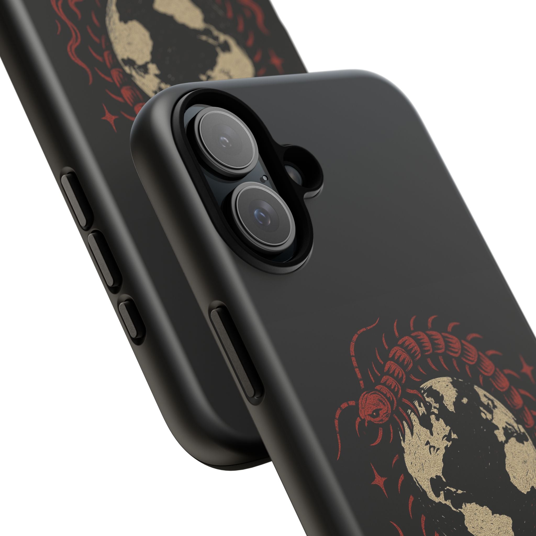 Tough Cases: Artistic Phone Case with Scorpion Design, Unique Gift for Nature Lovers, Eco-Friendly Case, Halloween Decor, Travel Accessory