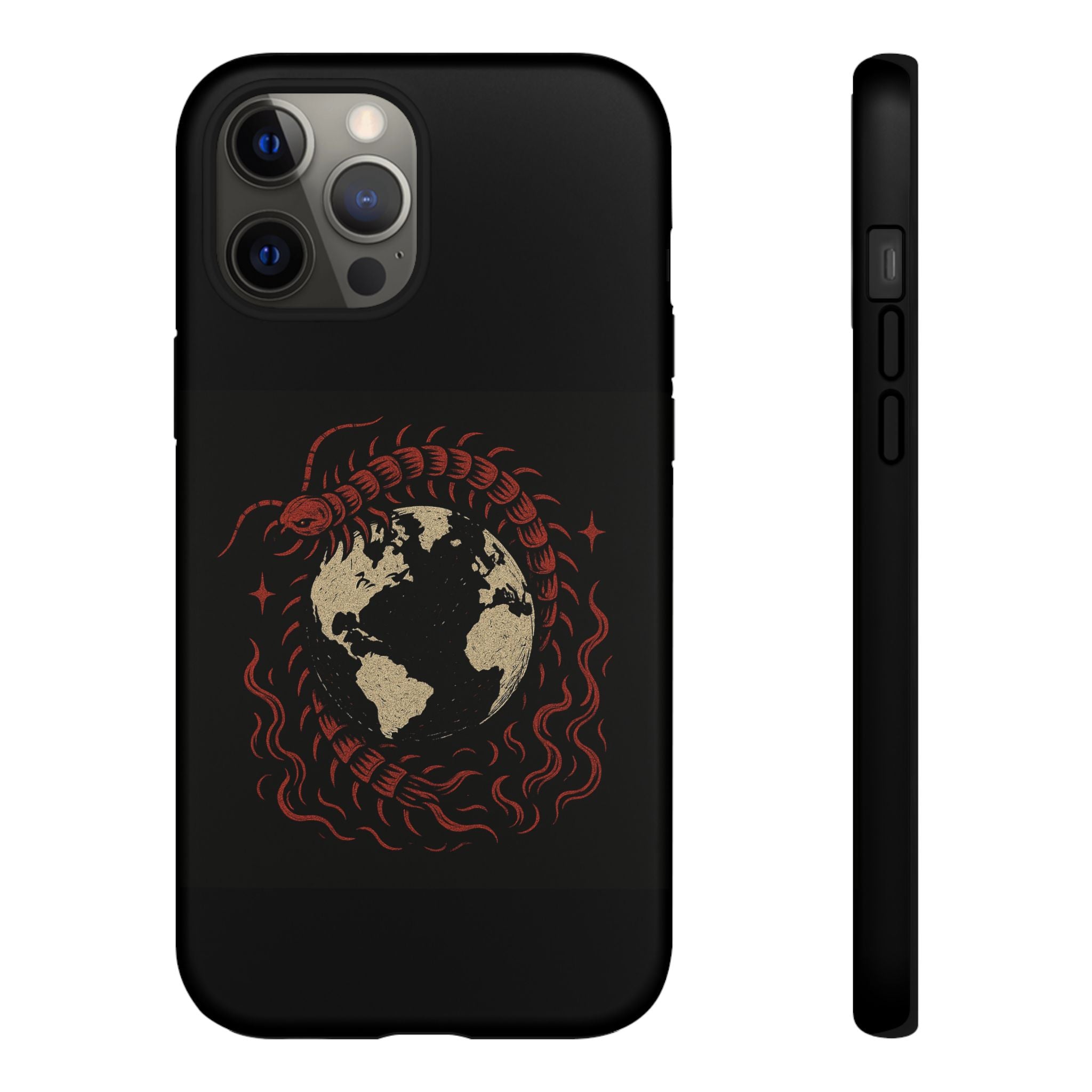 Tough Cases: Artistic Phone Case with Scorpion Design, Unique Gift for Nature Lovers, Eco-Friendly Case, Halloween Decor, Travel Accessory