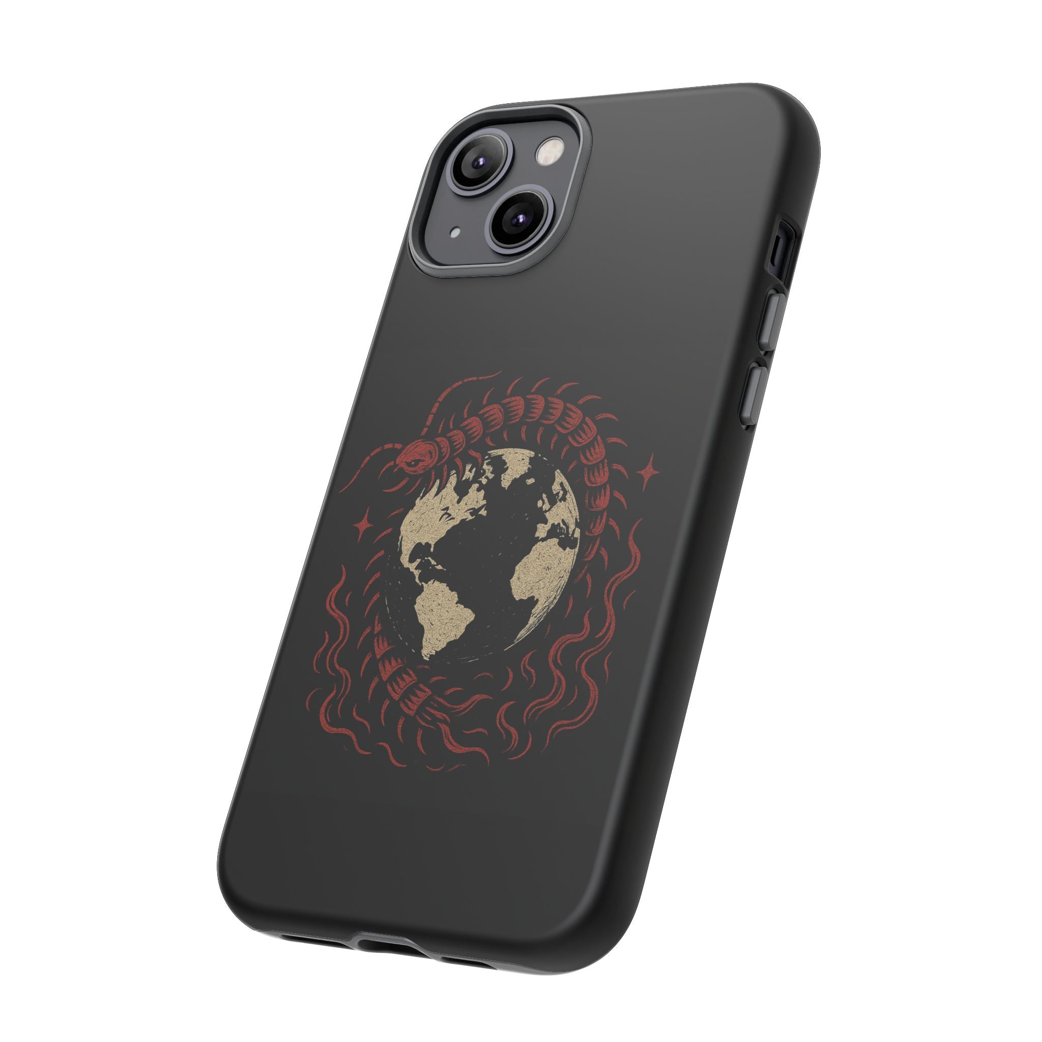 Tough Cases: Artistic Phone Case with Scorpion Design, Unique Gift for Nature Lovers, Eco-Friendly Case, Halloween Decor, Travel Accessory
