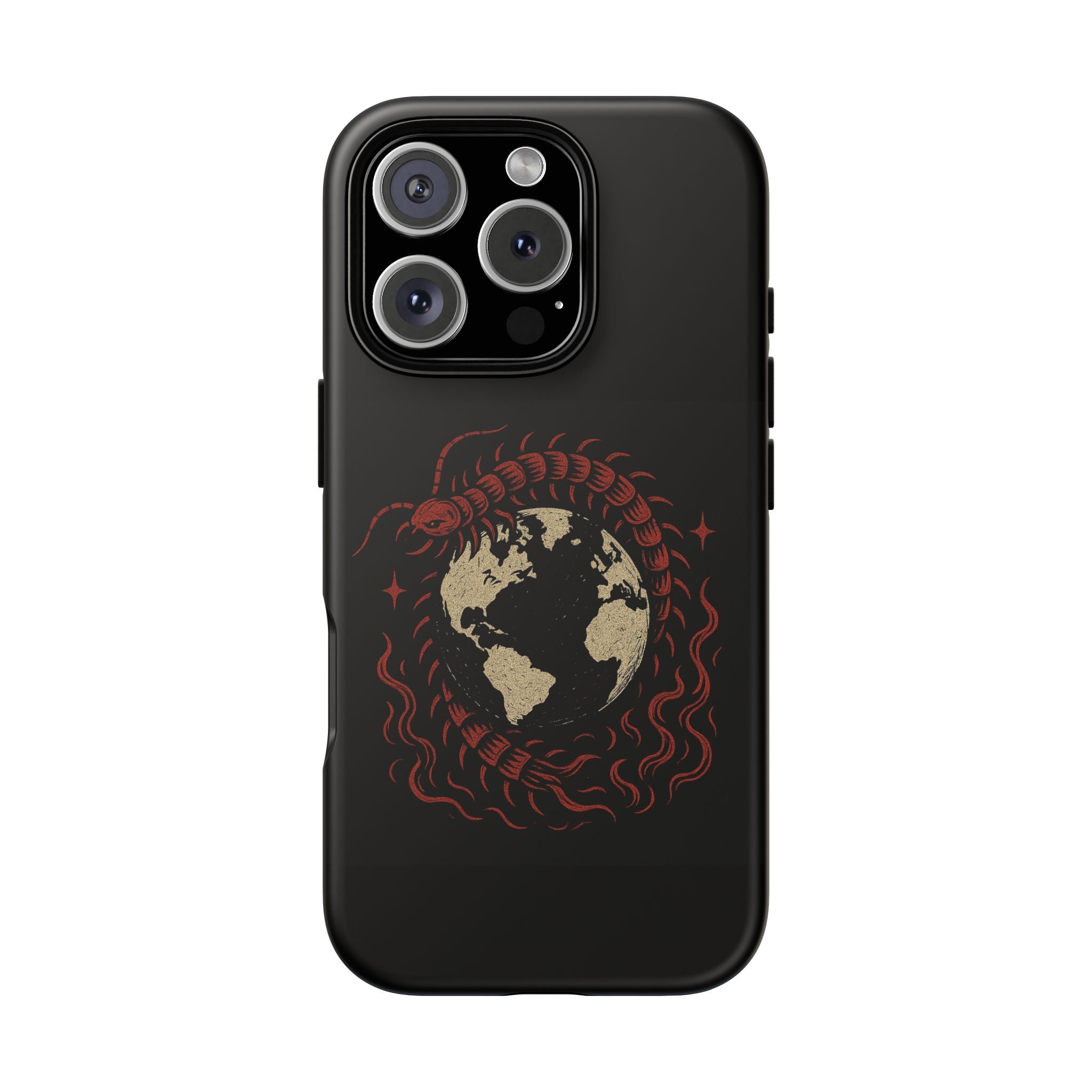 Tough Cases: Artistic Phone Case with Scorpion Design, Unique Gift for Nature Lovers, Eco-Friendly Case, Halloween Decor, Travel Accessory