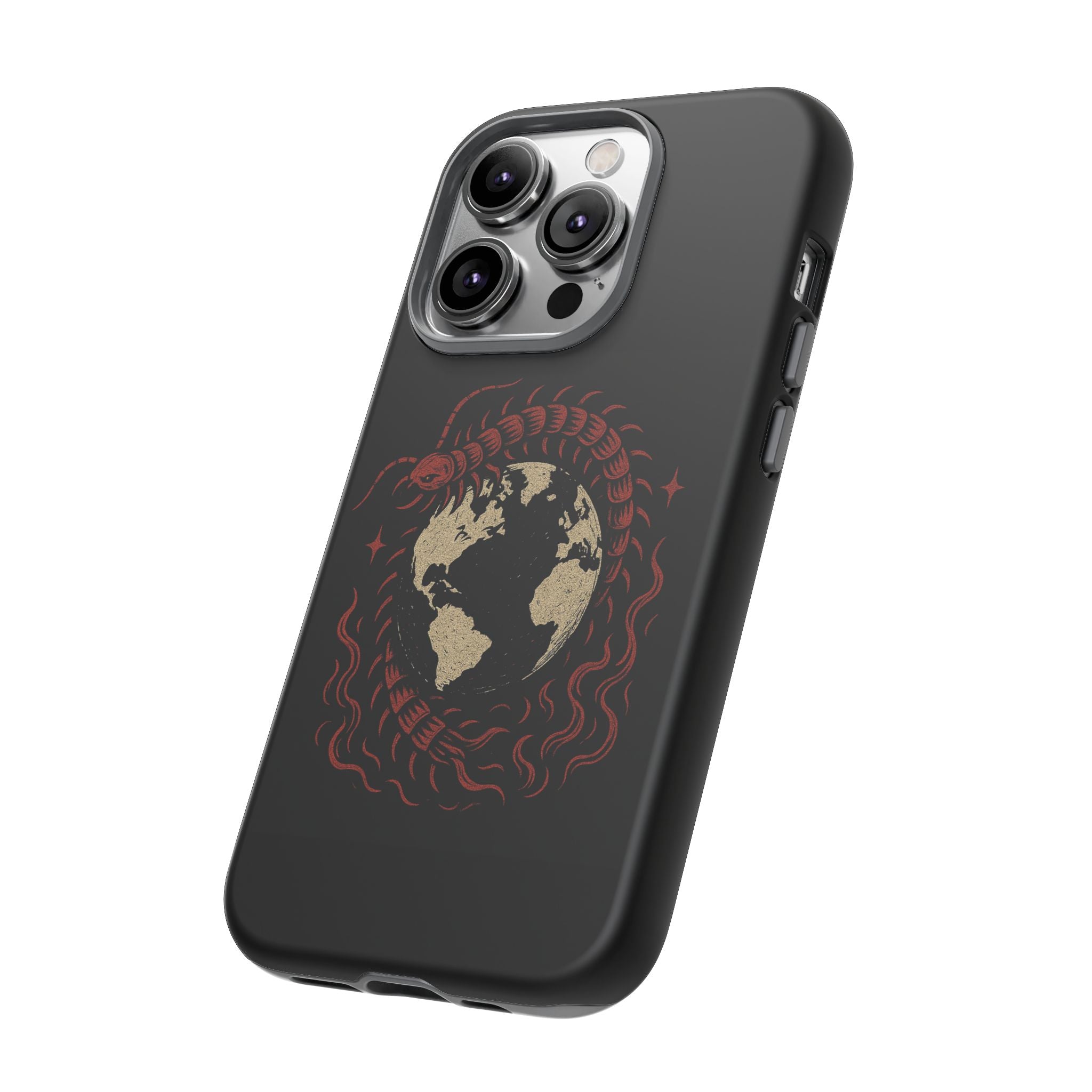 Tough Cases: Artistic Phone Case with Scorpion Design, Unique Gift for Nature Lovers, Eco-Friendly Case, Halloween Decor, Travel Accessory