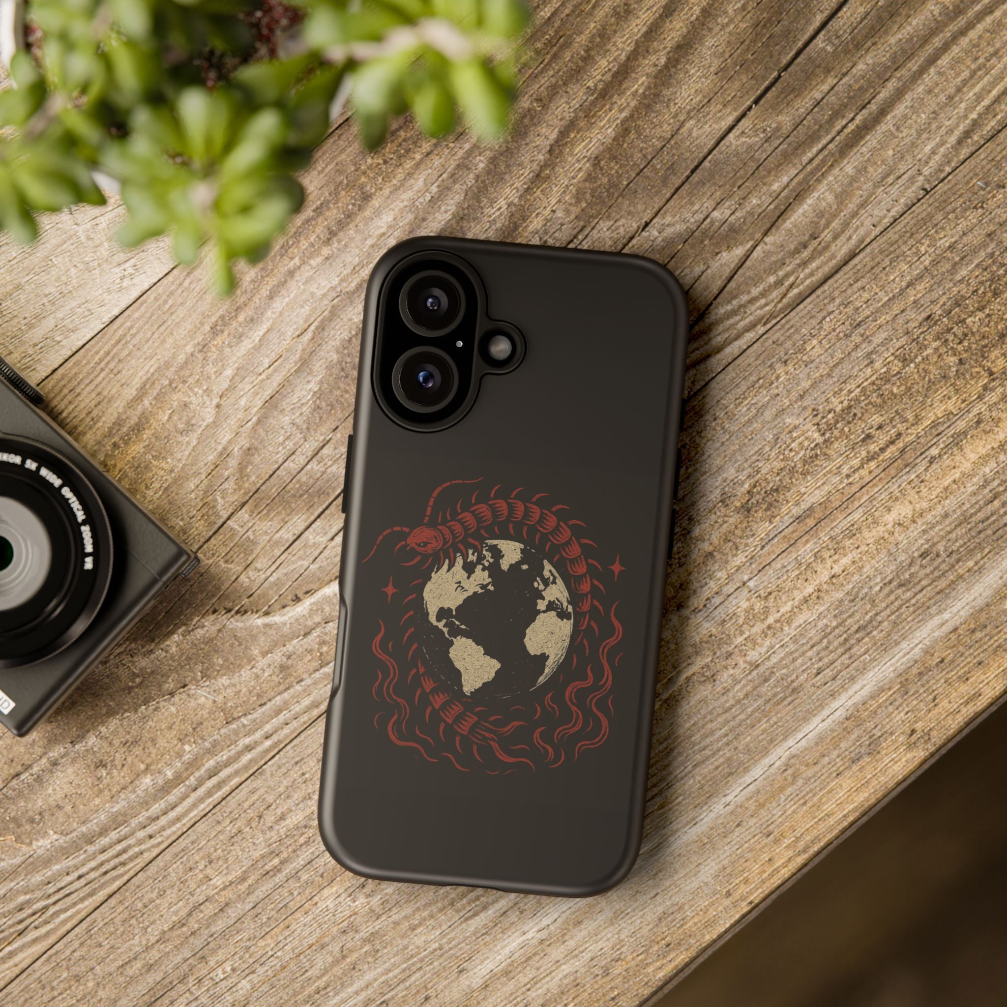 Tough Cases: Artistic Phone Case with Scorpion Design, Unique Gift for Nature Lovers, Eco-Friendly Case, Halloween Decor, Travel Accessory