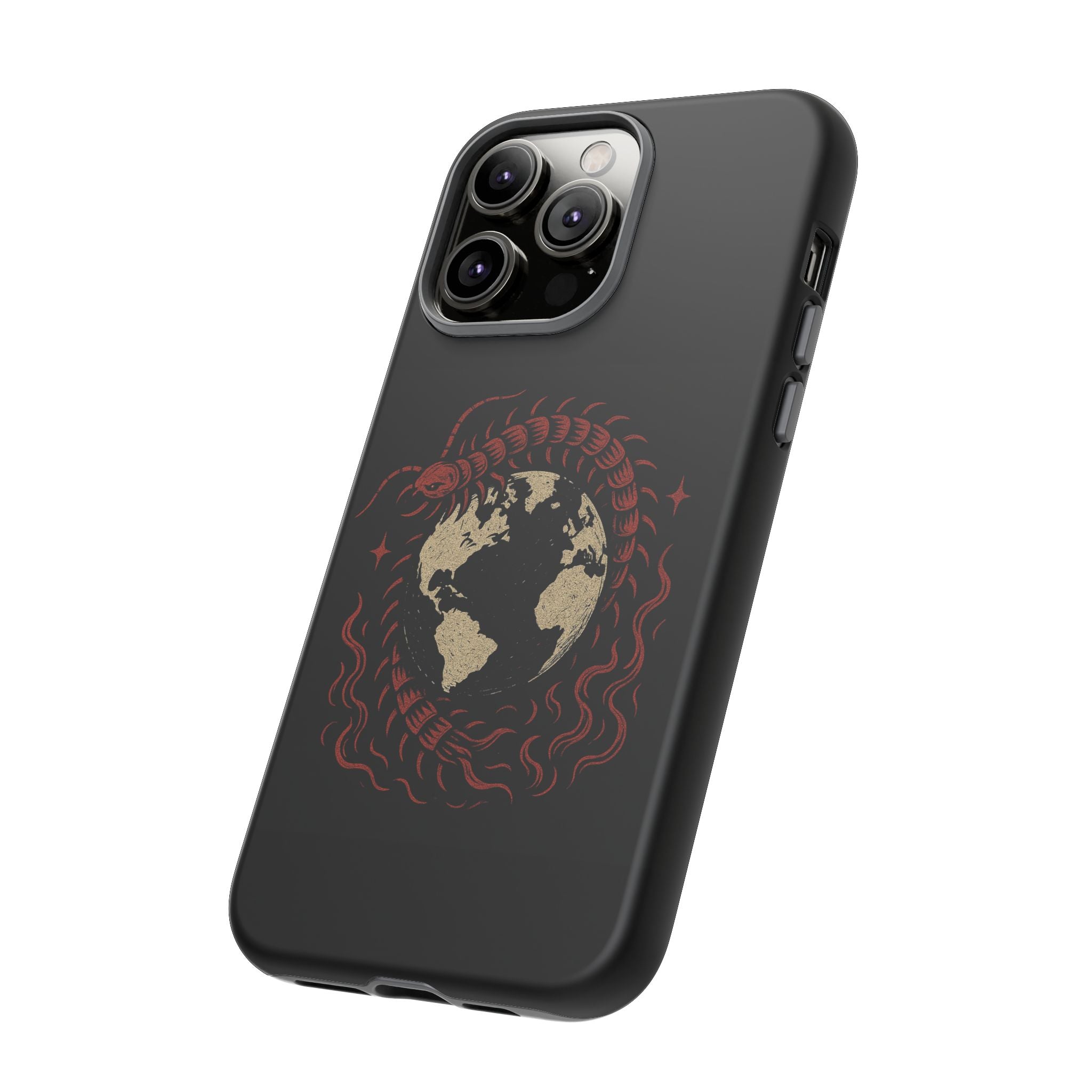 Tough Cases: Artistic Phone Case with Scorpion Design, Unique Gift for Nature Lovers, Eco-Friendly Case, Halloween Decor, Travel Accessory