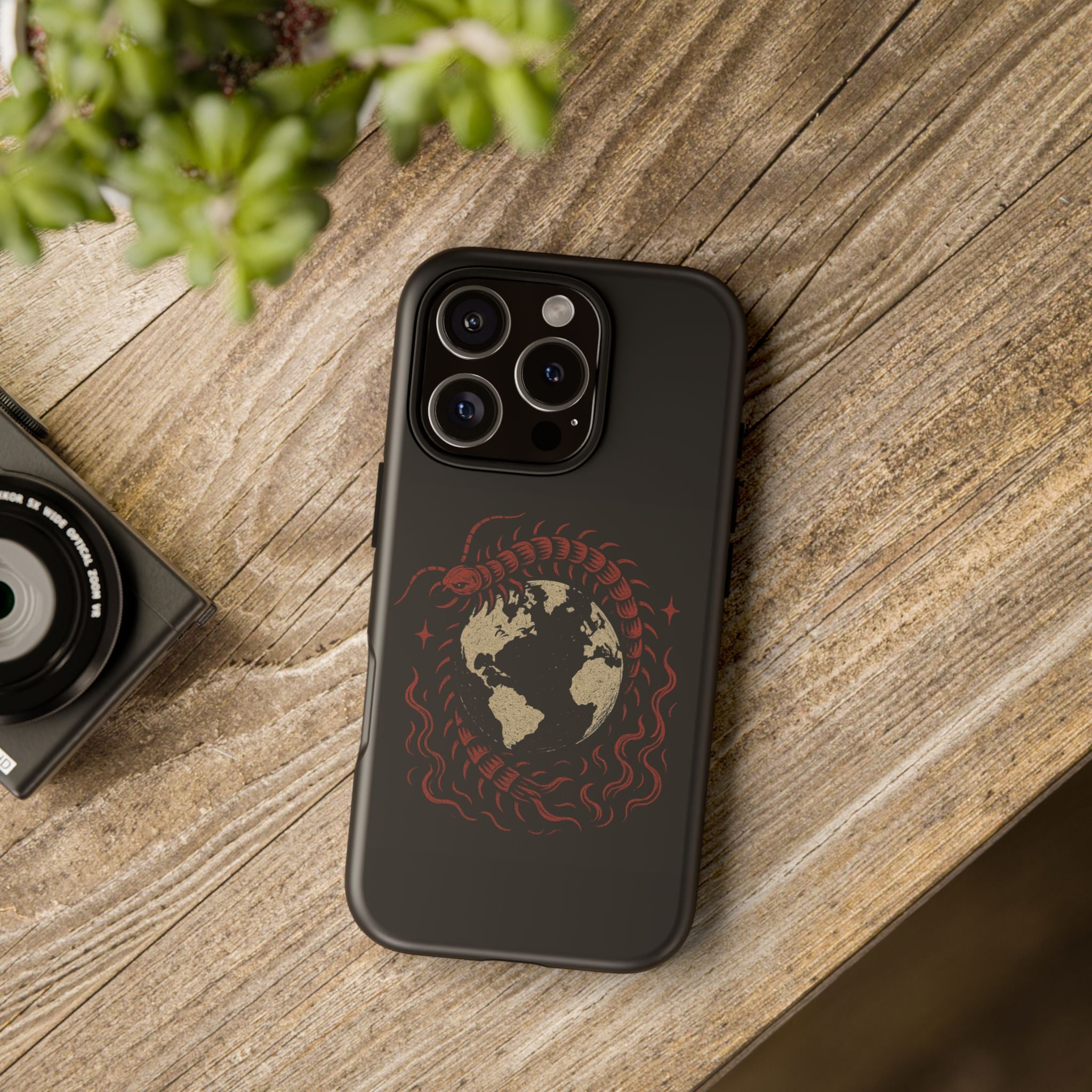 Tough Cases: Artistic Phone Case with Scorpion Design, Unique Gift for Nature Lovers, Eco-Friendly Case, Halloween Decor, Travel Accessory